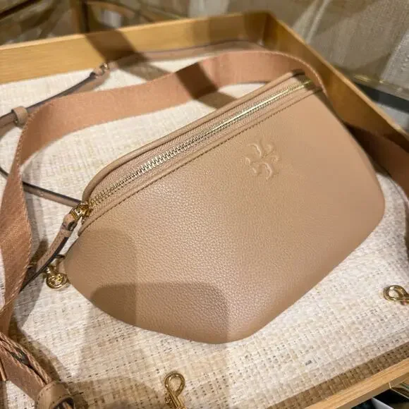 Tory Burch Thea Belt Bag 165917 Pebbled Leather - Picture 2 of 12